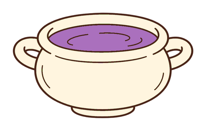 紫のスープ
